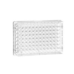 96W MICROLON® 600 Plate, PS, High Binding, Flat Bottom, Chimney Style, Clear