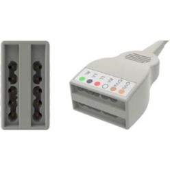 3M Health Care YMC10PH55 Yokemate LWS® ECG Cable with Universal Connector (Continental US+HI Only)
