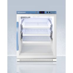 Accucold ARG6MLDR 6 Cu.Ft. ADA Height Laboratory Refrigerator with Removable Drawers