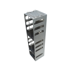 Crystal Industries CFA-10-2 Aluminum Vertical Rack for 2" boxes, holds 10 boxes