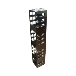 Crystal Industries CFA-14-2 Aluminum Vertical Rack for 2" boxes, holds 14 boxes