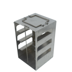 Crystal Industries CFA-4-2 Aluminum Vertical Rack for 2" boxes, holds 4 boxes