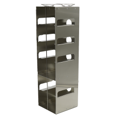 Crystal Industries CFA-6-3 Aluminum Vertical Rack for 3" boxes, holds 6 boxes