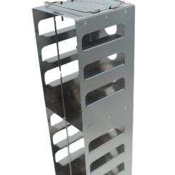 Crystal Industries CFA-9-2 Aluminum Vertical Rack for 2" boxes, holds 9 boxes