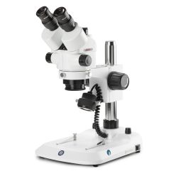 Euromex ESB-1903-P Stereo zoom microscope Trinouclar head stereo zoom, 7x to 45x magnification, pillar stand, LED