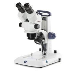 Euromex ESB-1903 Stereo zoom microscope Trinouclar head stereo zoom, 7x to 45x magnification, rack and pinion stand, LED
