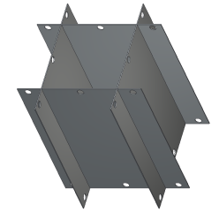 Crystal Industries P20-4R2110 20" diameter Platform Divider for BAXTER/FENWAL bag Canister frames F-C-4R2110.