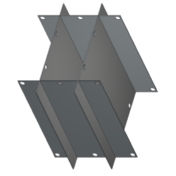 Crystal Industries P20-7120 20" diameter Platform Divider for CHARTERMED bag Canister frames F-C-7120.