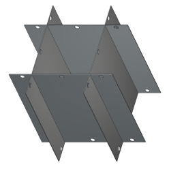 Crystal Industries P24-4R9957 24" diameter Platform Divider for BAXTER/FENWAL  bag Canister frames F-C-4R9957.