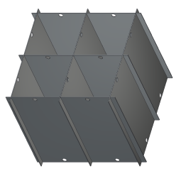 Crystal Industries P31-7400 31" diameter Platform Divider for CHARTERMED bag Canister frames F-C-7400.