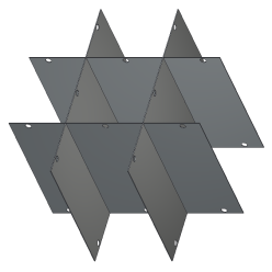 Crystal Industries P31-91D 31" diameter Platform Divider for STERICON bag Canister frames F-C-91D.