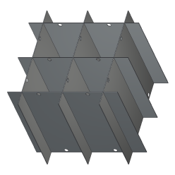 Crystal Industries P31-DF200 31" diameter Platform Divider for GAMBRO bag Canister frames F-C-DF-200.