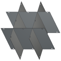 Crystal Industries P31-DF700 31" diameter Platform Divider for GAMBRO bag Canister frames F-C-DF-700.