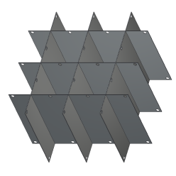 Crystal Industries P39-4R2110 39" diameter Platform Divider for BAXTER/FENWAL bag Canister frames F-C-4R2110.