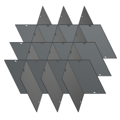 Crystal Industries P39-4R9953 39" diameter Platform Divider for BAXTER/FENWAL  bag Canister frames F-C-4R9953.