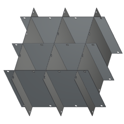 Crystal Industries P39-4R9957 39" diameter Platform Divider for BAXTER/FENWAL  bag Canister frames F-C-4R9957.