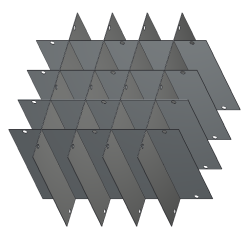 Crystal Industries P39-7120 39" diameter Platform Divider for CHARTERMED bag Canister frames F-C-7120.