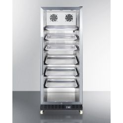 Accucold SCR1156RI 24" Wide Mini Reach-In Beverage Center with Dolly