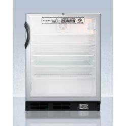 Accucold SCR600BGLBINZADA 24" Wide Built-In All-Refrigerator, ADA Compliant