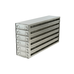 Crystal Industries UFDML-66 Drawer Freezer Rack for SBS formatted boxes, 6x6 configuration