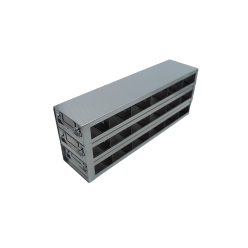 Crystal Industries UFDMM-63 Drawer Freezer Rack for SBS formatted boxes, 6x3 configuration