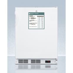 Accucold VT65MLBIADAGP 24" Wide Built-In All-Freezer, ADA Compliant