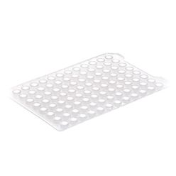 Cap Mat, EVA, Sterile, Round Nap Shape for 1 mL MASTERBLOCK® & 96W PP Plates, Natural