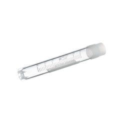 4 mL Cryo.s Tube, PP, Sterile, External Thread Natural Cap, ID Field, Starfoot Base, Round Bottom, 100 White Cap Inserts per CS