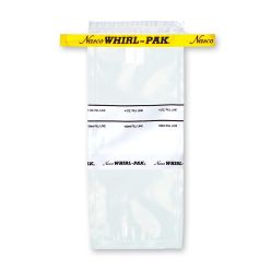 B01065(BT)WA Nasco Whirl-Pak Write - On Bag, Polyethylene, 4.5" W X 9" L, Clear, 0.06 mm Thickness (Box of 500)