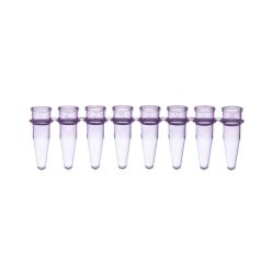 PCR 0.2ml strip tubes, violet