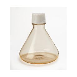 Cell culture shaker flask, 3000ml, fernbach style, flat bottom, PC, White Duocap, clear, sterile, 3 pcs./rack