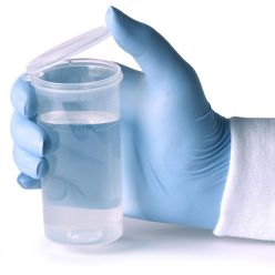 Hardy Diagnostics D590 DiluLok™ Butterfield's Phosphate Buffer, 90ml, Dilution Bottle with Hinged Flip Top (50/pk)