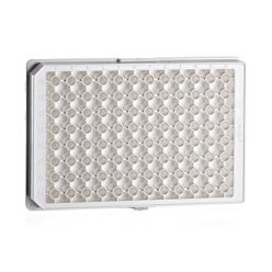 96W Half Area LUMITRAC™ 600 Plate, PS, High Binding, Flat Bottom, Chimney Style, White