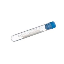 5 mL Cryo.s Tube, PP, Sterile, Internal Thread Blue Cap, ID Field, Round Bottom, 100 White Cap Inserts per CS