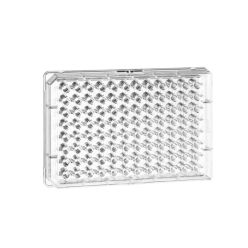 96W Half Area UV-Star® Plate (For Lower UV Applications), Flat Bottom, Chimney Style, Clear