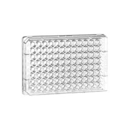 96W Streptavidin-coated Plate, PS, Flat Bottom, Chimney Style, Clear