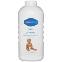 New World Imports PCS14 Baby Powder, Talc-Free, Soothing Cornstarch Formula, 14 oz, 24/cs