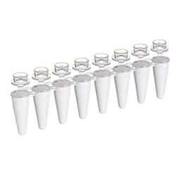 Sapphire PCR 0.2ml strips, low profile white, individual attached  caps for Real Time PCR
