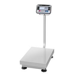A&D FG-150KACLWP 150kg x 0.05kg All Stainless Steel Washdown Scale, IP67, AC Powered, Large Pan