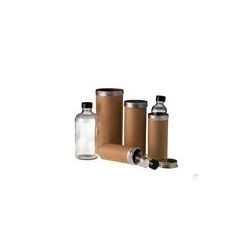 Qorpak GLC-01115 Boston Round Specimen Mailer Bottle, 60 mL,  Fiberboard, with PulpVinyl Cap (Case of 24 )