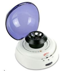 Globe Scientific GCM_B Centrifuge, Mini, 8-Place,120v/60Hz,Blue Lid 7000rpm Fixed Speed, US Plug