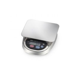 A&D HL-3000LWPNF 3000g x 1g Stainless Steel Washdown Scale, IP65, NTEP Class III, Large Pan