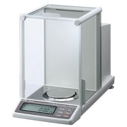 A&D HR-202i Semi-Microbalance, 51 g/220 g x x 0.01 mg/0.1 mg, Ø 3.6”