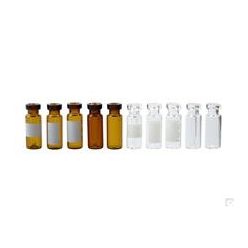 Qorpak 243596 Interlocked Vial, Amber, 100 µL, Borosilicate Glass,  No Cap, 12 x 32 mm (Case of 100 )