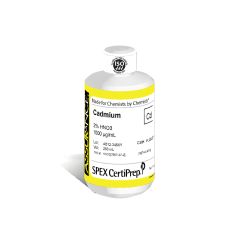 Assurance Grade Cadmium for AA and ICP, 1,000 ug/mL (1,000 PPM), 250 mL, in 2% HNO3, SPEX Certiprep, PLCD2-2T
