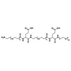 Vector Labs QBD-11624-250 NH₂-dPEG®₄-Glu(OH)-NH-dPEG®₄-Glu(OH)-NH-m-dPEG®₂₄ - 250 mg (1/EA)