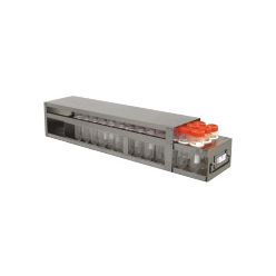Argos Technologies Upright Freezer Drawer Rack for 50 mL Centrifuge Tubes, Holds 51 Tubes, Stainless Steel (1 Rack)