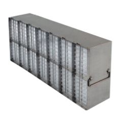 Argos Technologies Upright Freezer Rack for 96 - Well  Plates,384 - Well  Plates, Holds 112 Plates w/ Lid, Stainless Steel (1 Rack)