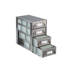 Argos Technologies Upright Freezer Drawer Rack for 96 - Deep Well  Plates, Holds 12 Plates, Stainless Steel (1 Rack)