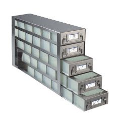 Argos Technologies Upright Freezer Drawer Rack for 96 - Deep Well  Plates, Holds 30 Plates, Stainless Steel (1 Rack)